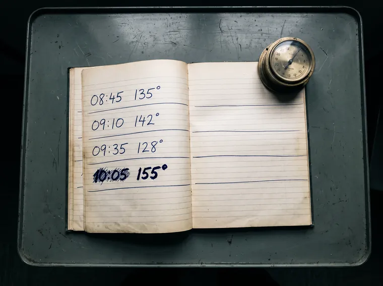 The Meridian Inquiry · Dome drive log